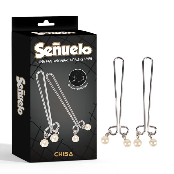 Senuelo Fetish Fantasy Pearl Nipple Clamps