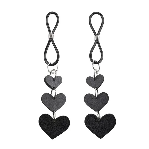 Sex and Mischief Nipple Ties – Black/Silver