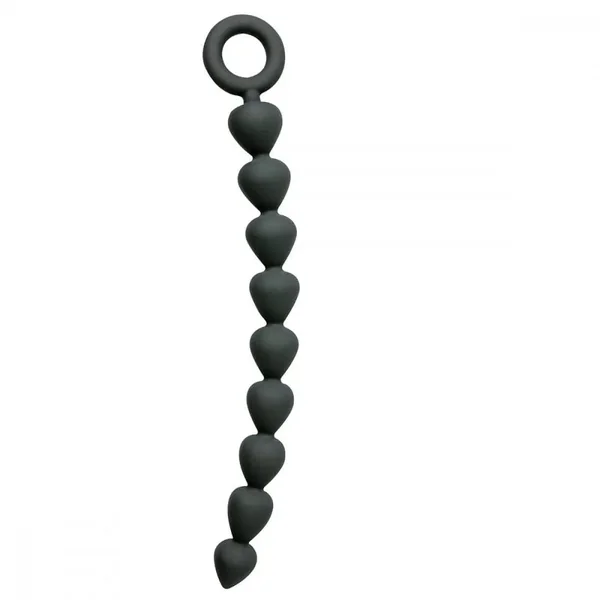 Sex & Mischief® Black Silicone Anal Beads