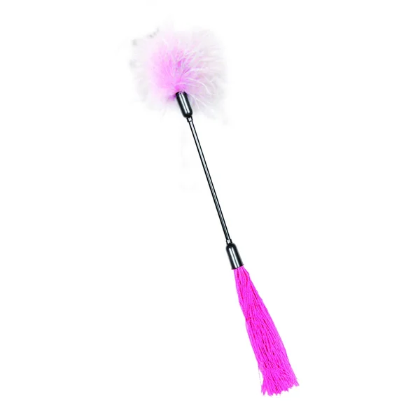 SEX & MISCHIEF WHIPPER TICKLER PINK & WHITE