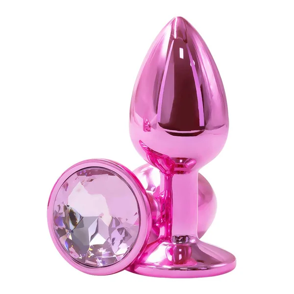 Sexyland Chroma Metal Butt Plug With Round Gem - Small