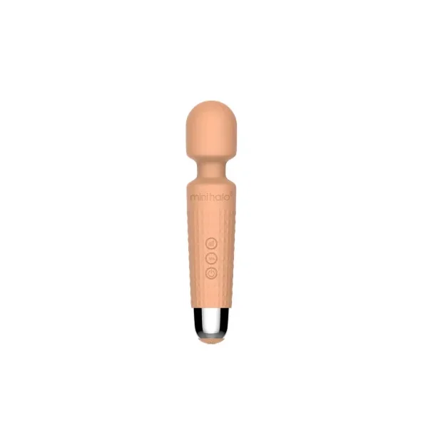 Shibari Mini Halo Wireless Wand 20X, Peach Fuzz