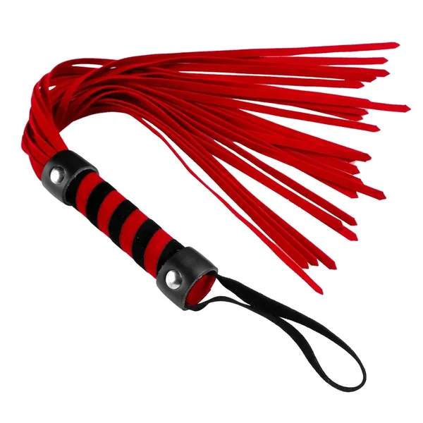 Short Suede Flogger – Red