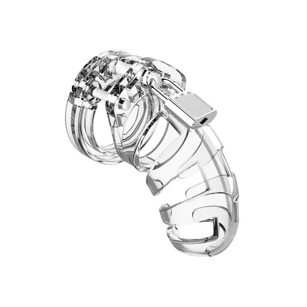 Shots Man Cage Chastity 3.5″ Cock Cage Model 2 – Clear