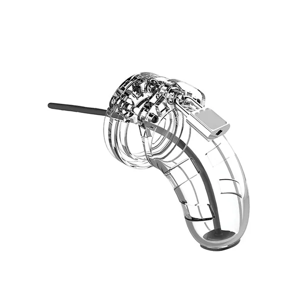 Shots Man Cage W/silicone Urethral Sounding