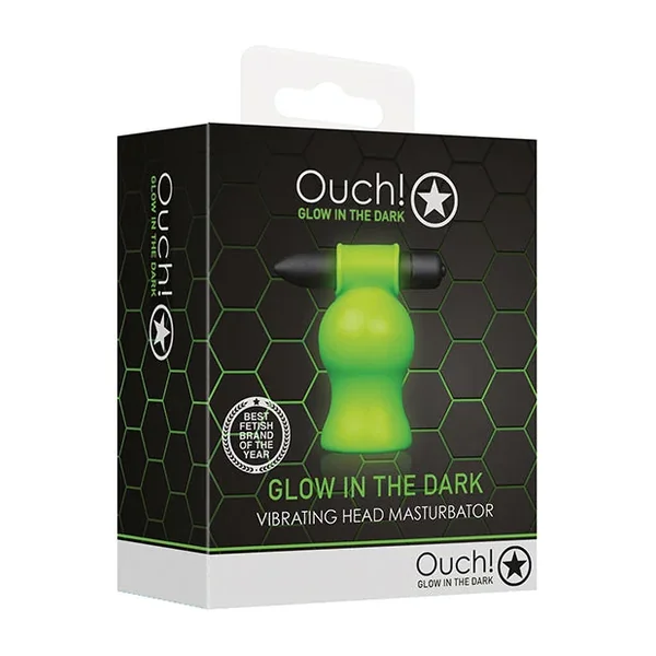 Shots Ouch Vibrating Head Masturbator – Glow In The Dark
