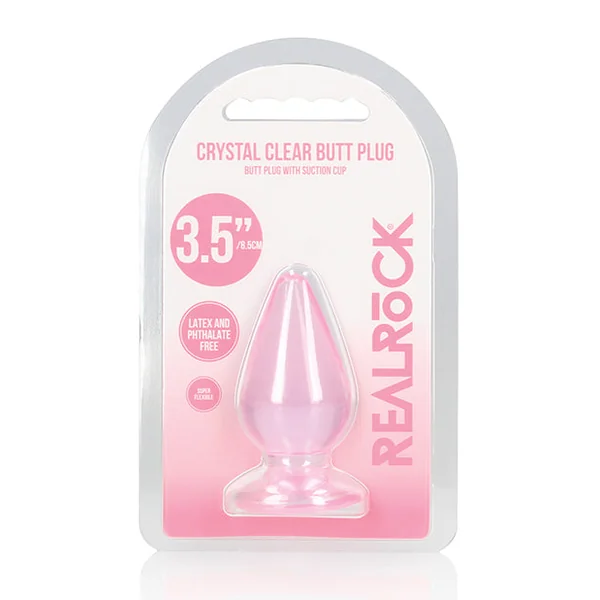 Shots Realrock Crystal Clear Anal Plug