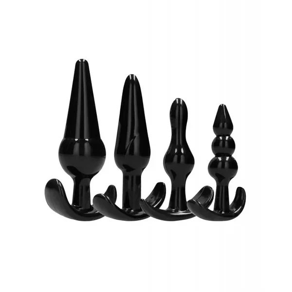 Shots Sono No. 8 Butt Plug – Black Set of 4