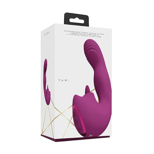 Shots Yumi Triple Action G-spot Vibrator & Stimulator