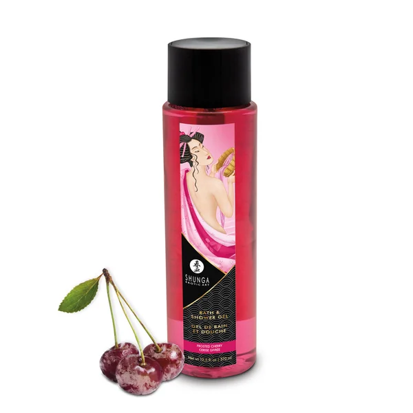 Shunga Bath & Shower Gel Frosted Cherry by Shunga