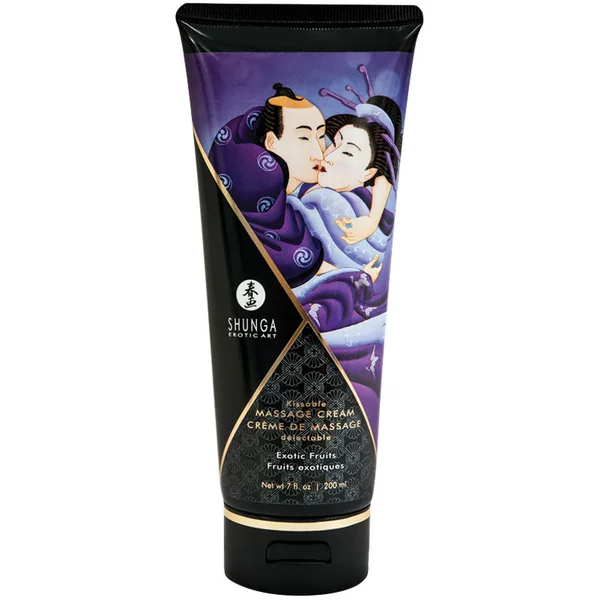 Shunga Delicious Massage Cream - Exotic Fruits 7oz