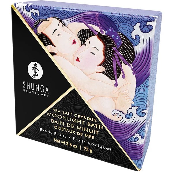 Shunga Moonlight Bath Sea Salt Crystals - Exotic Fruits 2.6oz