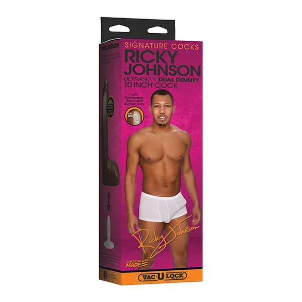 SIGNATURE COCKS RICKY JOHNSON 10IN W/ REMOVEABLE VAC-U-LOCK SUCTION CUP