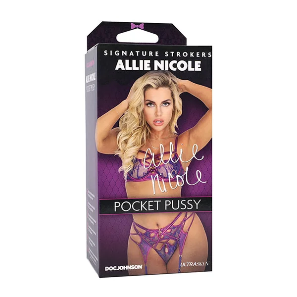 Signature Strokers ULTRASKYN Pocket Pussy - Allie Nicole, Vanilla