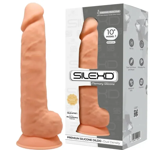 Silexd – Model 1 Realistic Dildo 10″ – Beige