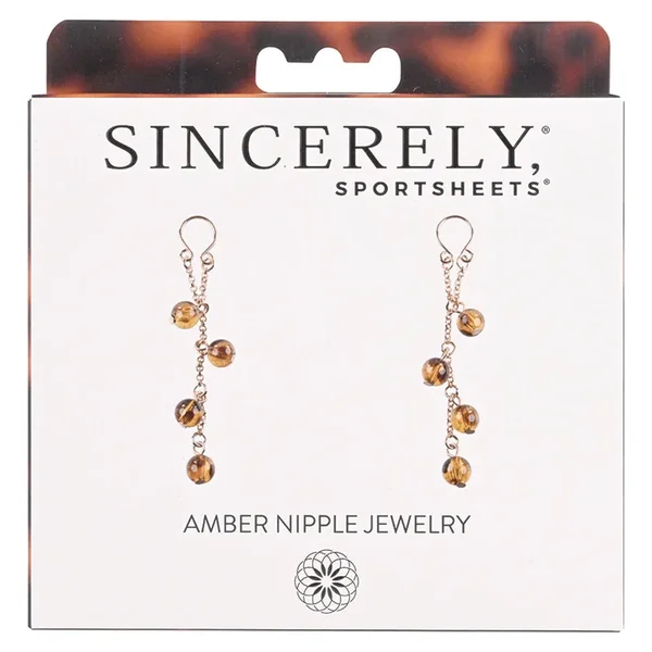 Sincerely Amber Nipple Jewelry