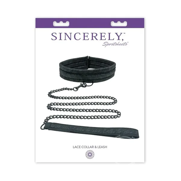 Sincerely – Lace Adjustable Collar and Leash