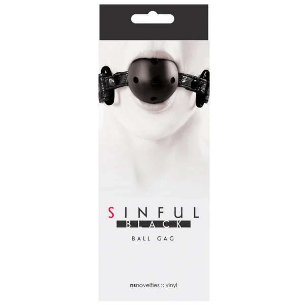 Sinful Ball Gag - Black