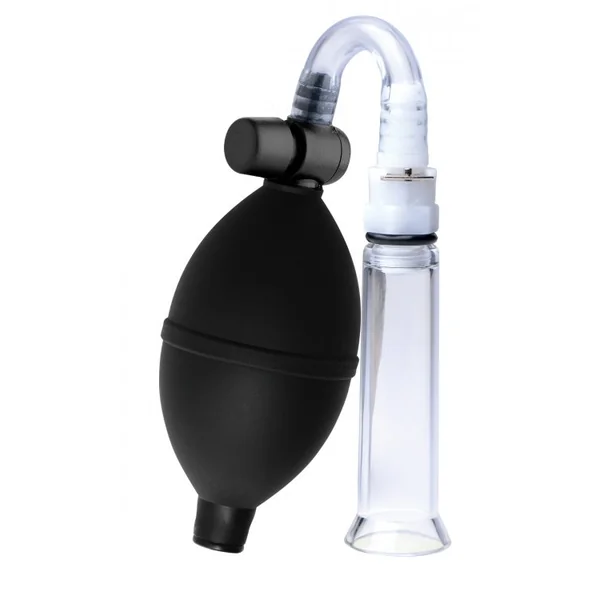 SIZE MATTERS CLITORAL PUMPING SYSTEM W/DETACHABLE ACRYLIC CYLINDER