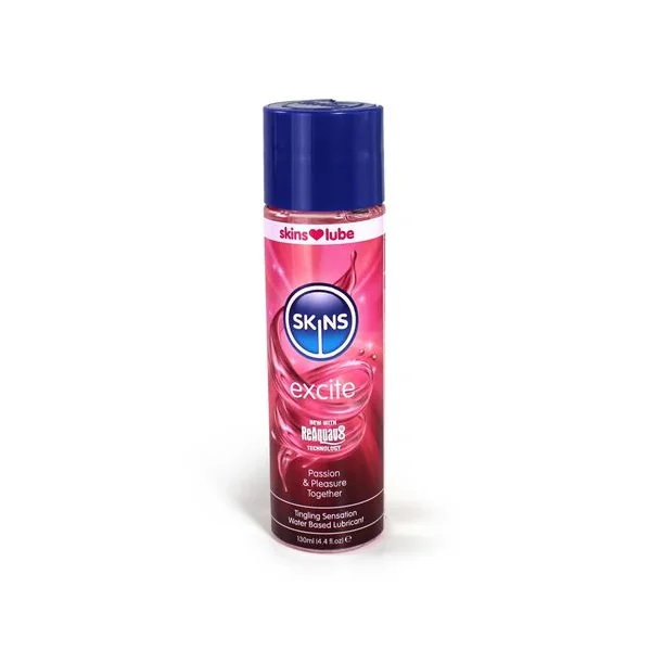 SKINS EXCITE TINGLING WATER BASED LUBRICANT 4.4 OZ