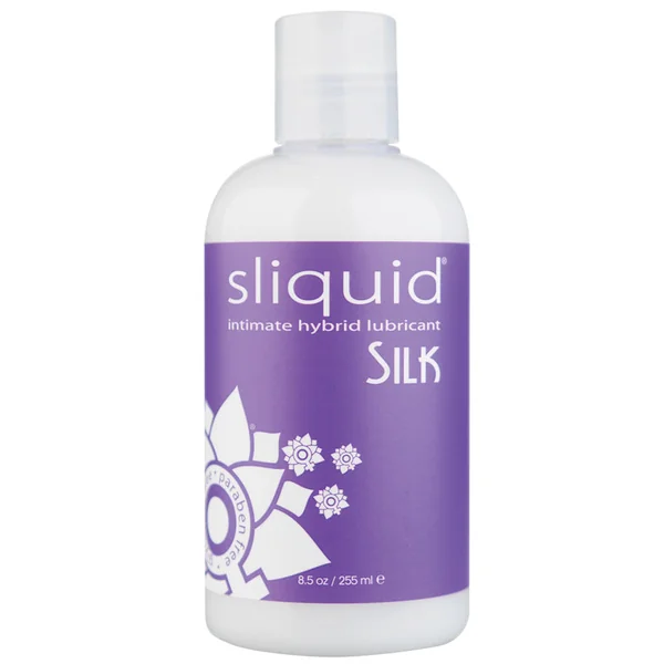 Sliquid Naturals Silk Intimate Hybrid Lubricant - 8.5oz