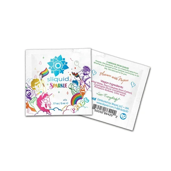 Sliquid Naturals Sparkle Pride Water Based Lube – .17 oz