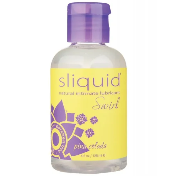 Sliquid Naturals Swirl Lubricant – 4.2 oz Pina Colada