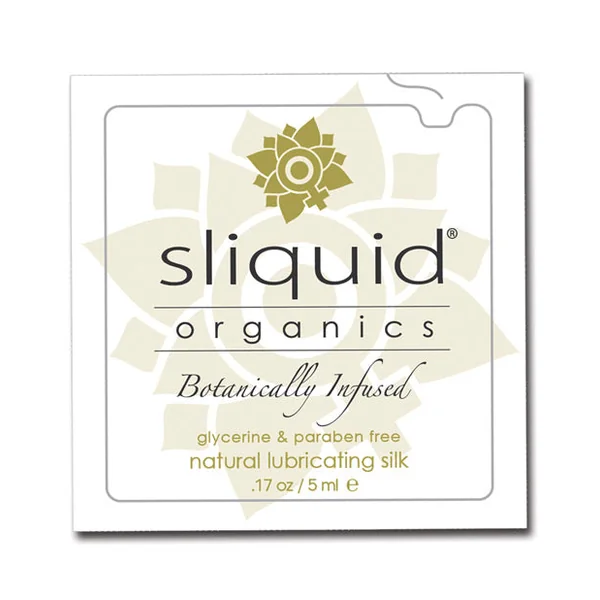 Sliquid Organics Silk Lubricant - .17 Oz Pillow