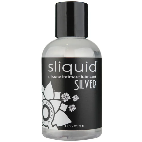 Sliquid Silver Silicone Lube Glycerine & Paraben Free - 4.2 Oz