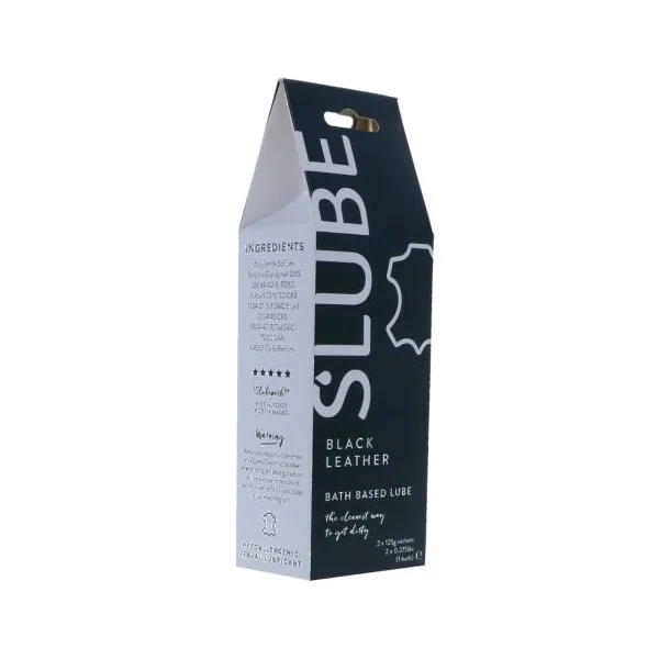 Slube Black Leather Water Based Bath Gel 250g