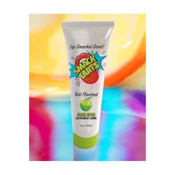 SMACK TARTS LICKABLE LUBE SOUR GREEN APPLE 4 OZ