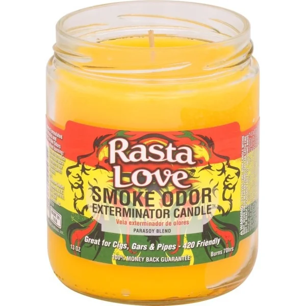 Smoke Odor Candle Rasta Love 13OZ