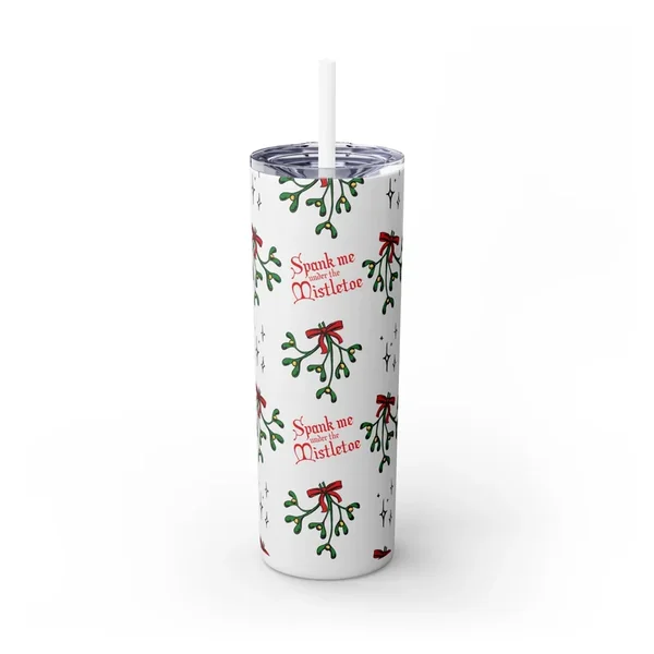 Spank Me Under the Mistletoe – Insulated Steel Tumbler, 20oz