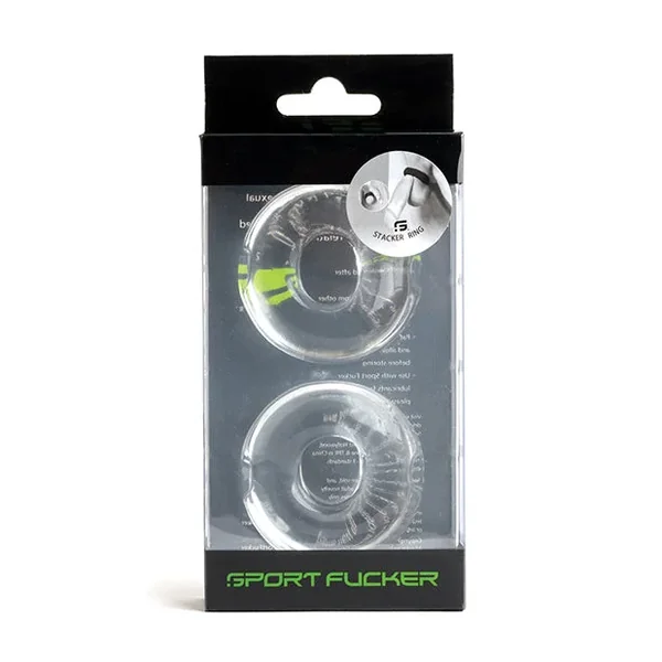 Sport Fucker Stacker Rings – Clear