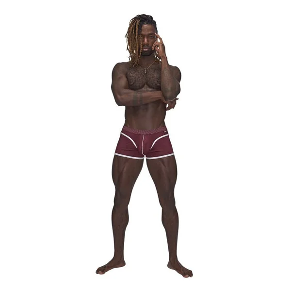 Sport Mesh Sport Short - Large - Burgundy