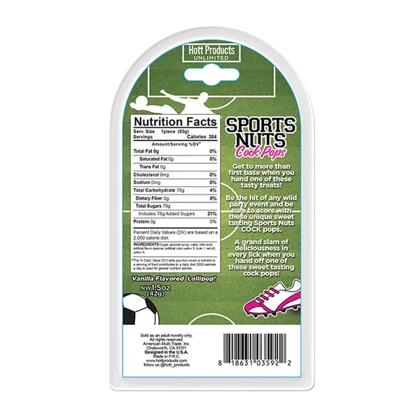 Sports Nuts Cock Pop Soccer Balls – Caramel