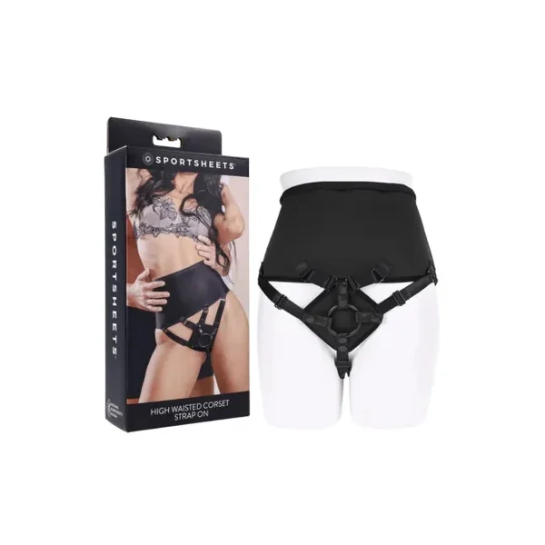 SPORTSHEETS High Waisted Corset Strap On