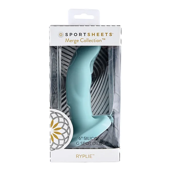 Sportsheets Ryplie 6" Silicone G Spot Dildo - Blue