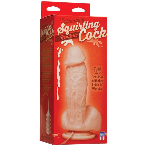 Squirting Realistic Cock W-splooge Juice - Flesh