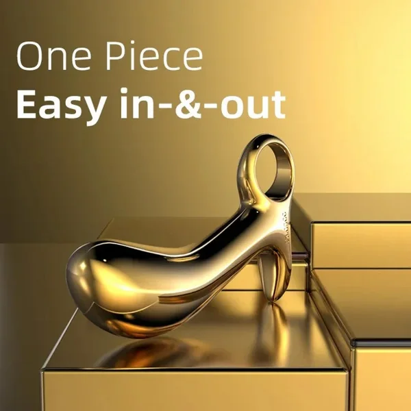 Stainless “Gold Plated” Prostate Massager