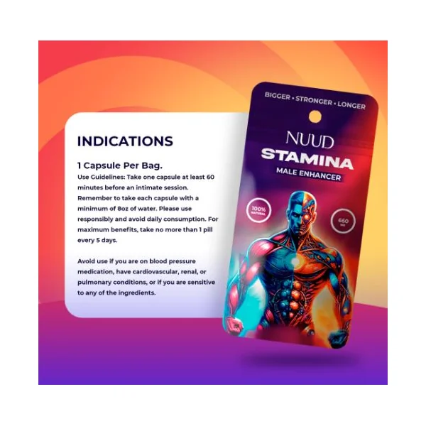 STAMINA APHRODISIAC CAPSULES MALE