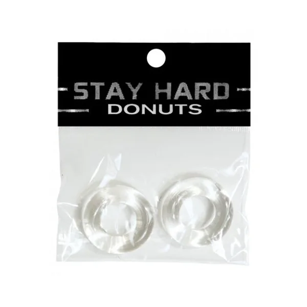 Stay Hard Donuts - 2 Pack - Clear