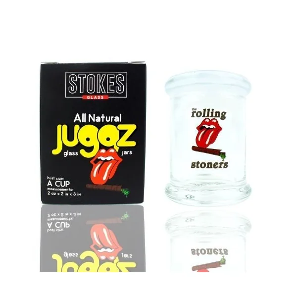 Stokes Juggz Glass Jars C Cup 12oz Yummy