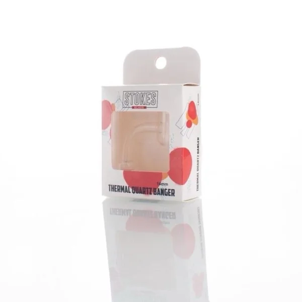 Stokes Thermal Quartz Banger 90 Degree 14mm Male