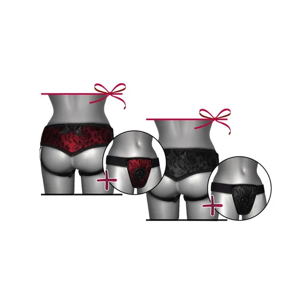 Strap On de Luxe Black With Back S – XL