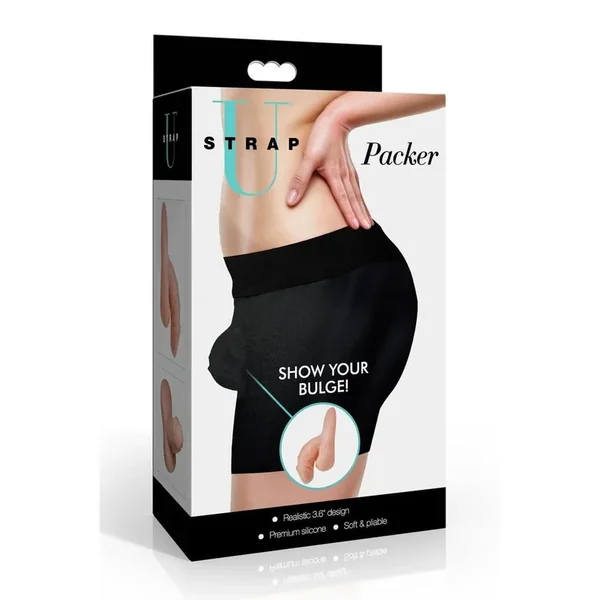 Strap U Packer Silicone 3.6in Dildo