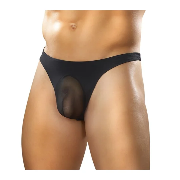 STREAKER THONG BLACK LG/XL