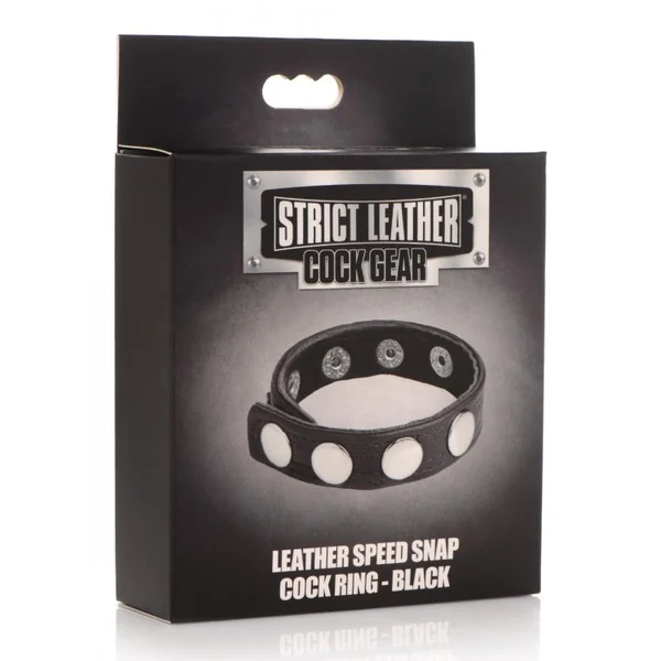 STRICT LEATHER COCK SPEED SNAP COCK RING BLACK