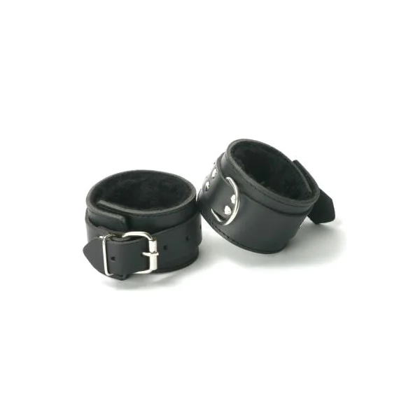Strict Leather Fur Lined Cuffs