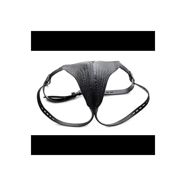 Strict Leather Jockstrap with Spikes